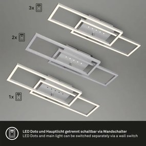 Brilo - LED fényerőszabályozható mennyezeti lámpatest LED/30W/230V 3000K matt króm