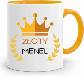 Alkoholista Részegeknek Sárga Ajándék Bögre fényképes nyomtatással