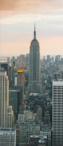 Fotótapéta New York Panoráma Empire State Building Város 91x211 +ragasztó