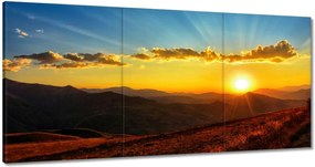 Vászonkép 60x30 Gyönyörű naplemente
