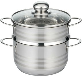 Elo 22724 Basic Rozsdamentes acél párolóedényBrillant 24 cm, 2,9/5,6 l, 24 cm