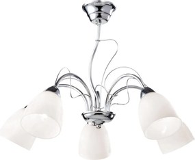 KAJA K-JSL-6218/5 CHR ARON Króm Színű Mennyezeti Lámpa 5xE27 15W IP20