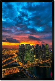 Poszterek keretben 40x60 Városi táj Kilátás