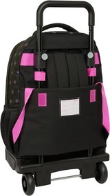 K-pop Démonvadászok Negra prémium gurulós iskolatáska, táska 45 cm
