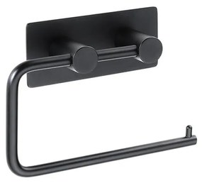 Papírtartó 14,5x10 cm, rozsdamentes acél/fekete