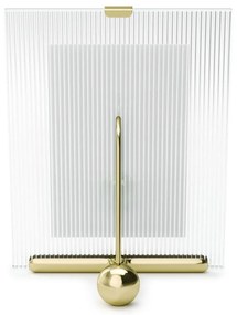 Aranyszínű üveg álló képkeret 16x20 cm Flute – Umbra