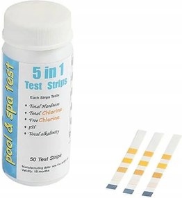 Pws Pool and Spa tesztcsíkok 5 az 1-ben, 50 db