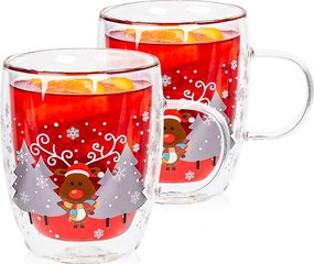 4Home Hot&Cool Mug Reindeer thermo pohár 270 ml, 2 db