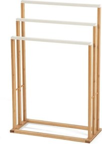 WABISABI TRIO törülközőtartó, 82 x 54 cm, bambusz, 82 x 54 cm