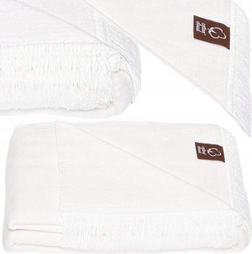 Takaró Ágytakaró Kanapé Pléd Puha Meleg Különböző Színek 150X200 Fehér