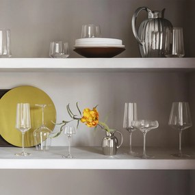 Bernadotte vörösboros poharak, 6 darabos készlet - Georg Jensen