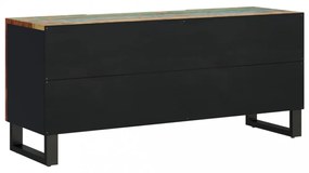 tömör újrahasznosított és szerelt fa TV-szekrény 105x33,5x46 cm