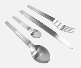 Ezüstszínű rozsdamentes acél evőeszköz készlet 24 db-os Boldi – FABINI