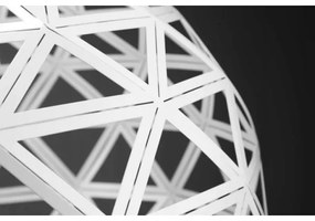 Csillár zsinóron FROZEN 1xE27/60W/230V átm. 50 cm fehér