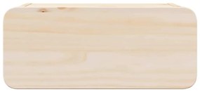 Éjjeli asztal 2 pcs Barna 39 x 34 x 16.5 cm Tömör fenyőfa