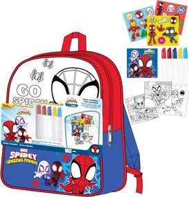 Pókember Go Spidey színezhető hátizsák, táska 38 cm