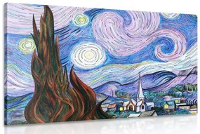 Kép reprodukció Csillagos éjszaka - Vincent van Gogh
