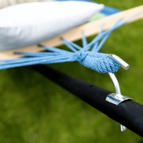 Függőágy, türkiz/kék/zöld, EVANA NEW -  Állvány nélkül