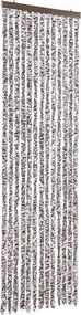 vidaXL barna és bézs zsenília rovarfüggöny 56 x 200 cm