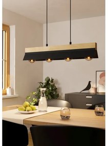 Eglo 900444 - Csillár zsinóron TARRAFO 4xE27/40W/230V