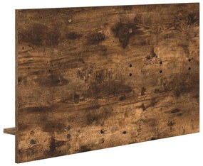 Fali Kabáthorog polcokkal Füstölt tölgy 90 x 10 x 50 cm Faanyag