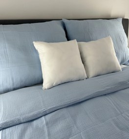 Muszlin ágynemű Baby Blue Ágynemű mérete: Gyermek méret 90x135 cm, A csomag tartalma: Készletcsomagolás