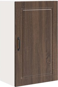 vidaXL Konyhaszekrény polcokkal Barna Tölgy 50 x 31 x 80 cm Faanyag