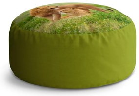 Circle zsámoly oroszlán és oroszlánné, zöld