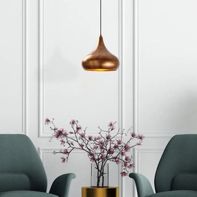Muba 11550 réz fém függőlámpa, Ø26 cm