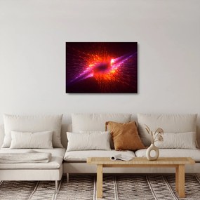 Modern tüskés absztrakció képe (üvegen) (70x50 cm)