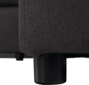 Ülőgarnitúra, szürkésbarna/sárga, szövet, jobbos, BRATO