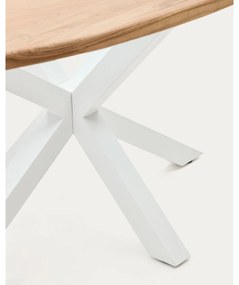 Étkezőasztal akácfa asztallappal 100x200 cm Argo – Kave Home