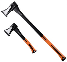 TOMS fejsze és hasító készlet, 2 db, fekete/narancs Gardebruk