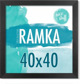 Keret 40x40 Képkeret 40x40 Képkeret fekete Mdf keret
