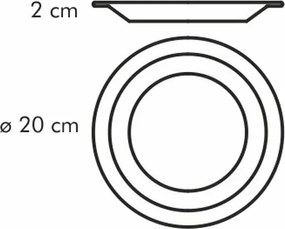 Tescoma GUSTITO Desszertes tányér, 20 cm
