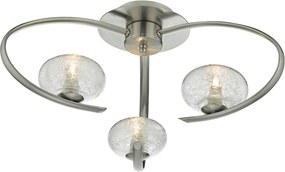 DAR LIGHTING LEI5346 LEIGHOTN Mennyezeti Csillár Szatén Króm G9 IP20