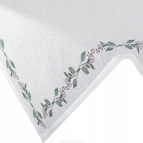 Abrosz dekoratív vízálló Lily 110x140 Eurofirany fehér zöld