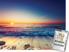 Fotótapéta Flizelina Tájkép Tengerpart Naplemente Tenger 400x280 ragasztó