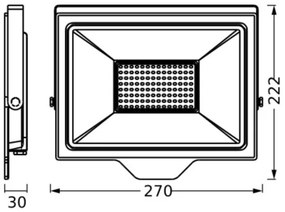 Ledvance - LED Kültéri reflektor FLOODLIGHT ESSENTIAL LED/100W/230V IP65