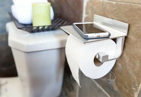 Falra szerelhető wc papír tartó Silver 390175A