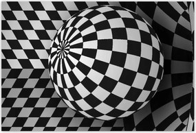 Poszterek 200x135 Absztrakt fekete-fehér