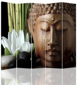 Gario Paraván Fa Buddha Méret: 180 x 170 cm, Kivitelezés: Klasszikus paraván