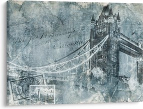 Kép - Tower Bridge hideg tónusokkal (70x50 cm)