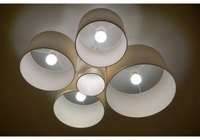 Duolla - Mennyezeti lámpa ROLLER PENTO 5xE27/60W/230V arany