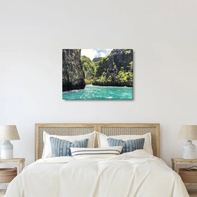 A hegyi folyó képe (70x50 cm)
