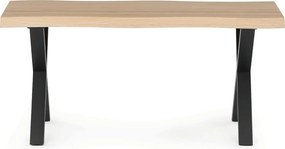 CT-F4312 OAK natúr MDF dohányzóasztal 60 × 120 cm