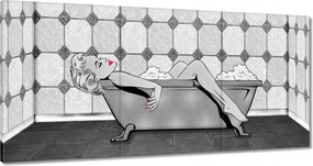 Festmények 180x90 Marylin Monroe a kádban