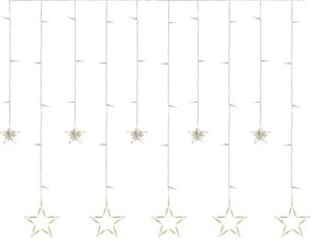 LED karácsonyi fényfüggöny 115xLED/1,35W 6,85x1,05 m meleg fehér