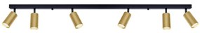 Brilagi - Spotlámpa SELE GOLDEN 6xGU10/30W/230V fekete/arany