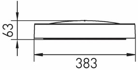 LED Mennyezeti lámpa SAMER LED/24W/230V 4000K